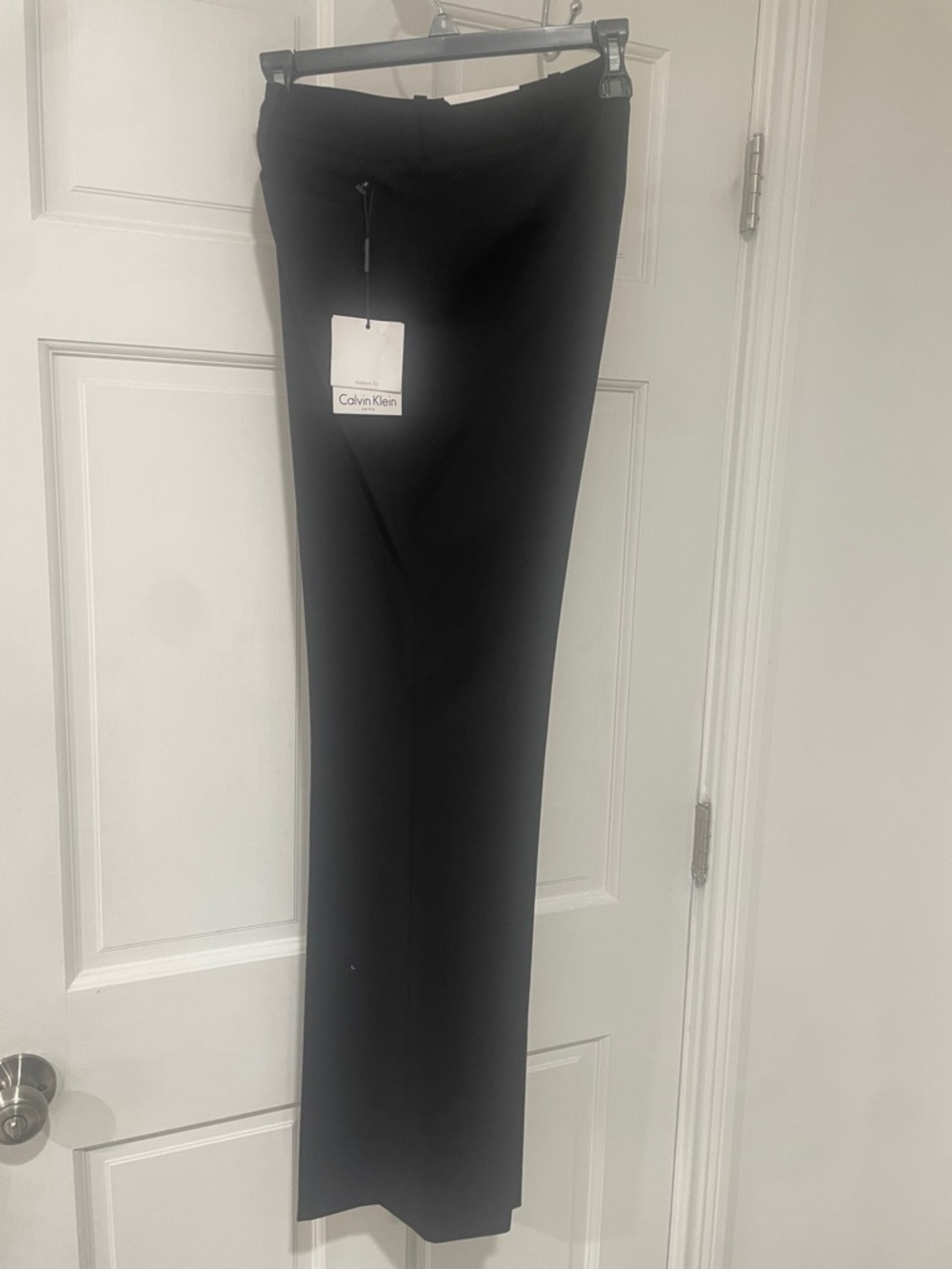 Calvin Klein Black Maxi Straight Skirt